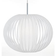 Globen plastband Globen Lighting Plastband XL White/Chrome Pendellampa ∅ 50cm
