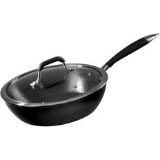 Sort - Stål med silikonebelægning Serveringspander Ronneby Bruk Ultra Light Original med låg 26cm