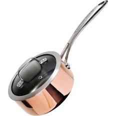 Sausekjeler Ronneby Bruk Maestro Copper Suacepan med lokk 1 L 16 cm