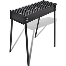 vidaXL Barbecue Au Charbon De Bois Carré 75x28 cm