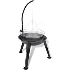 No Lid Charcoal Grills vidaXL 40715