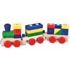 Melissa & Doug Toy Vehicles Melissa & Doug Stacking Train Tåg Med Klossar