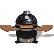 Kamado Barbacoas vidaXL Barbacoa Parrilla Quemador Cerámica 44 Cm