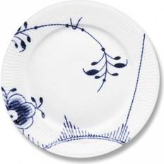 Royal copenhagen hvid riflet 27 Royal Copenhagen Blue Fluted Mega Flad tallerken 27cm
