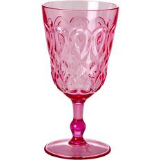 Rice Swirly Embossed White Wine Glass 40cl