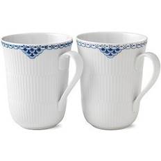 Royal copenhagen krus 2 stk Royal Copenhagen Princess Krus 33cl 2st