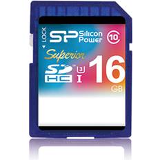 Silicon Power 16GB SDHC SD Card, UHS-1(U3)