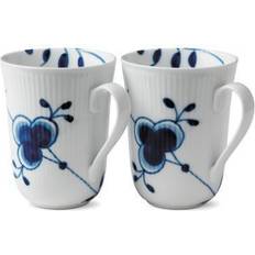 Handmålade Koppar Royal Copenhagen Blue Fluted Mega Mugg 33cl 2st