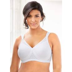 T-Shirt Bras Glamorise Seamless Straps T-Shirt Bra - White