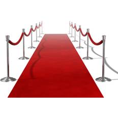 Rosso Tappeti d'ingresso vidaXL Red Carpet Rosso cm