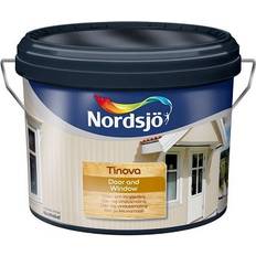 Träfärger - Utomhusfärger - Vit Målarfärg Nordsjö Tinova Door & Window Träfärg Vit 2.5L