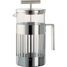 Prensas de café Alessi 9094 Kaffeebereiter/ Pressfilterkanne 72 cl Edelstahl/glänzend Poliert/H 22 cm / Ø 9,8 cm/72 cl/8 Tassen