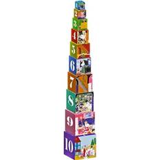 Mumin Byggleksaker Barbo Toys Mumin Stapelbara kuber 10st 7253