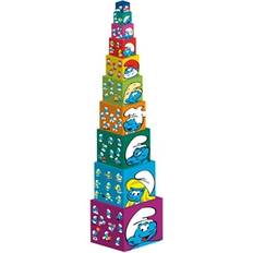 Barbo Toys Byggelegetøj Barbo Toys Stacking Cubes The Smurfs 8400