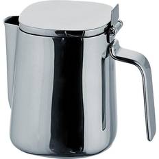 Lattiere Alessi A411 Rahmkännchen Mit Deckel Edelstahl/Glänzend Poliert/20 cl Lattiera 0.2L