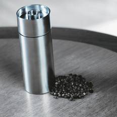 Steel Spice Mills Stelton Cylinda-Line Salt Mill, Pepper Mill 12.5cm