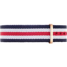 Daniel Wellington Watch Straps Daniel Wellington Classic Canterbury 0702DW 18mm Navy/Red/White