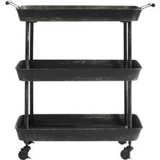 Iron Trolley Tables Nordal Iron Trolley Table 41x66cm