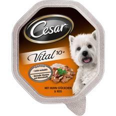 Cesar Kæledyr Cesar Senior Vital 10+ Kyllingestykker & Ris 7.2kg