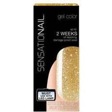 SensatioNail Gel Color Gold Glitter 7.4ml