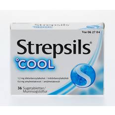 Strepsils 36 stk Strepsils Cool 1.2mg 36 stk Sugetablet