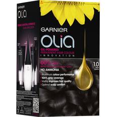 Olia hair dye Garnier Olia Permanent Hair Colour #1.0 Deep Black