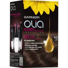 Olia hair dye Garnier Olia Permanent Hair Colour #4.0 Dark Brown