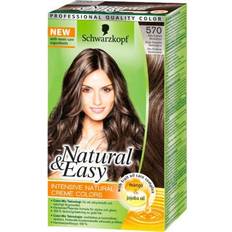 Natural & easy schwarzkopf Schwarzkopf Natural & Easy #570 Äkta Kastanj Mellanbrun