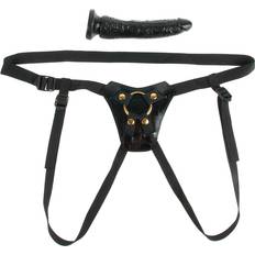 Pipedream Gold Designer Strap-On Negro