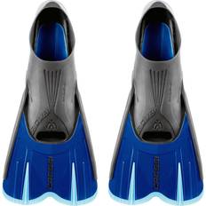 Cressi Agua Short Fins, Pinne Corte Leggere Reattive per Nuoto/Snorkeling Unisex, Blu/Azzurro