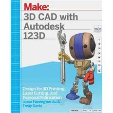 Cad 3d 3D CAD with Autodesk 123D: Designing for 3D Printing, Laser Cutting, and Personal Fabrication (Häftad, 2015)