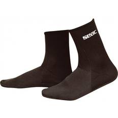 Neopreno Calcetines de natación Seac Sub Calcetines de natación Standard HD negro Black