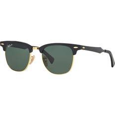 Ray ban clubmaster polarized Ray-Ban Clubmaster Aluminium Polarized RB3507 - Musta