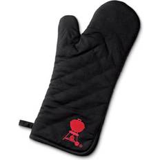 Weber Barbecue Mitt Pot Holders Black, Red (40x22.5cm)