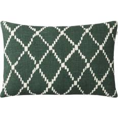 Chhatwal & Jonsson Ikat Kerela Pudebetræk Grøn, Hvid (60x40cm)