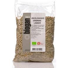 Bønner & Linser på tilbud Biogan Grønne linser 750g 750g