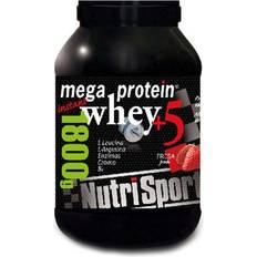 Cromo Polvos de Proteína Nutrisport Mega Protein Strawberry 900g