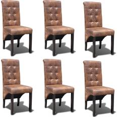 vidaXL 270554 6-pack Køkkenstol 6stk