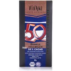 Ekologiska Choklad Vivani Dark Milk 50% Cocoa Panama 80g