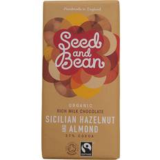 Fairtrade Sjokolade Seed and Bean Sicilian Hazelnut & Almond Milk Chocolate 85g