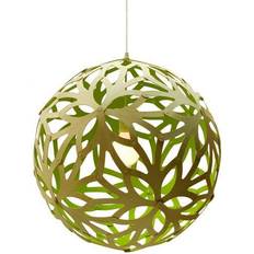 Orange Pendant Lamps David Trubridge Floral Pendant Lamp 40cm