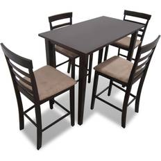 Madera Juegos de Comedor vidaXL 271833 Juego de Comedor