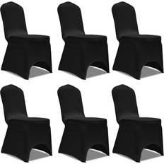 vidaXL 241198 Loose Chair Cover Black