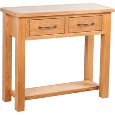 Plywood Console Tables vidaXL 2 Drawers Console Table 30x83cm