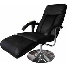 Fauteuils de massage vidaXL Fauteuil de massage électrique Cuir artificiel Crème