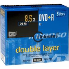 Optical Storage Intenso DVD+R 8.5GB 8x Jewelcase 5-Pack