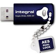 Tarjetas de Memoria & Memorias USB Integral 64gb Crypto Dual Pendrive Memoria Usb