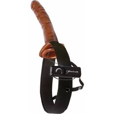 Pipedream Fetish Fantasy 10" Chocolate Dream Vibrating Hollow Strap-On