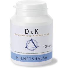 Helhetshälsa Vitaminer & Mineraler Helhetshälsa D & K 100 st