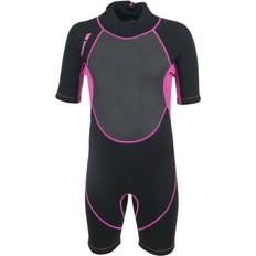 7 ans Combinaisons de plongée Trespass Scubadive Combinaison courte de plongée 3mm Fille (11-12 ans) (Noir) UTTP197